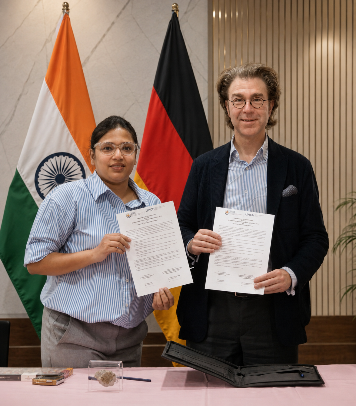 MoU signing ceremony with German partners